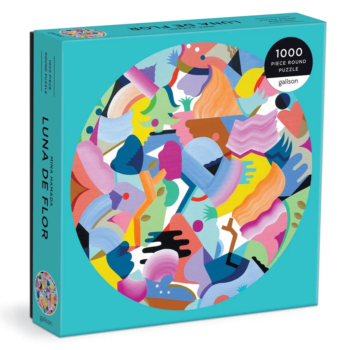 Mina Hamada Luna de Flor 1000 Piece Round Puzzle