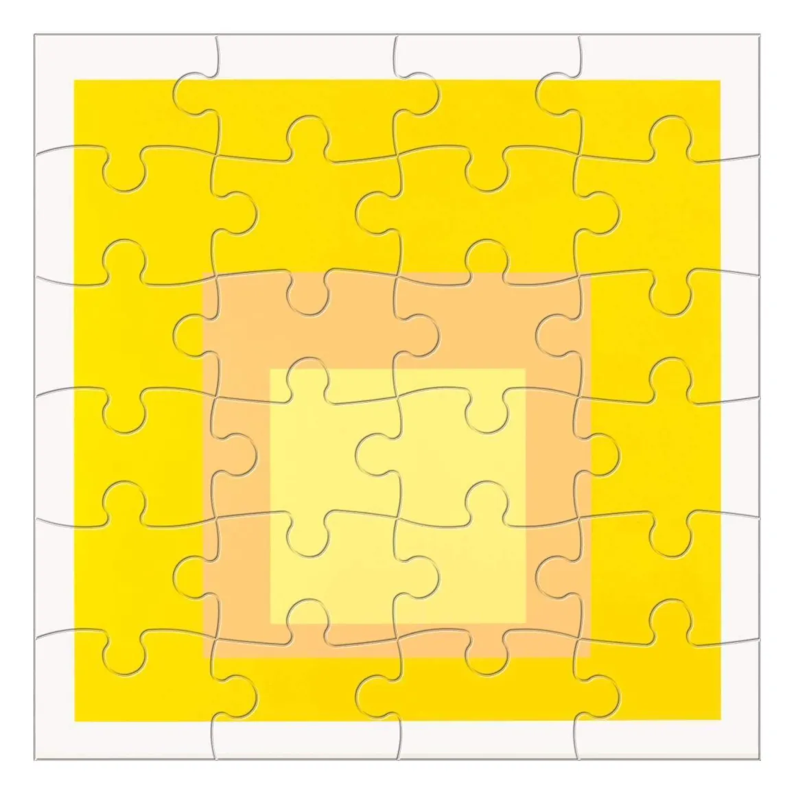 MoMA Josef Albers Wood Jigsaw Puzzle Set