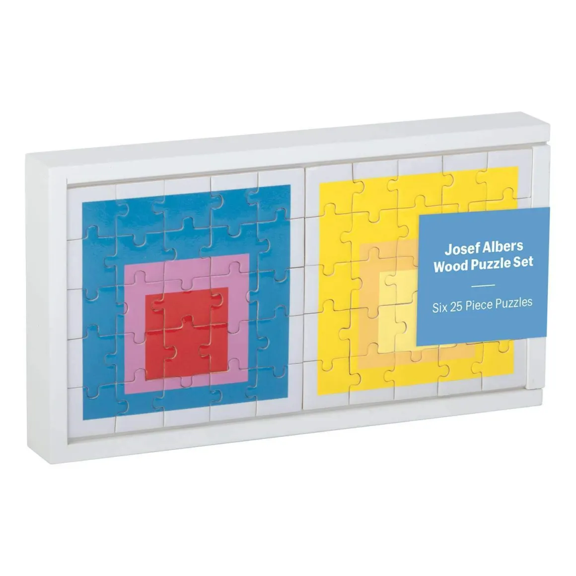 MoMA Josef Albers Wood Jigsaw Puzzle Set