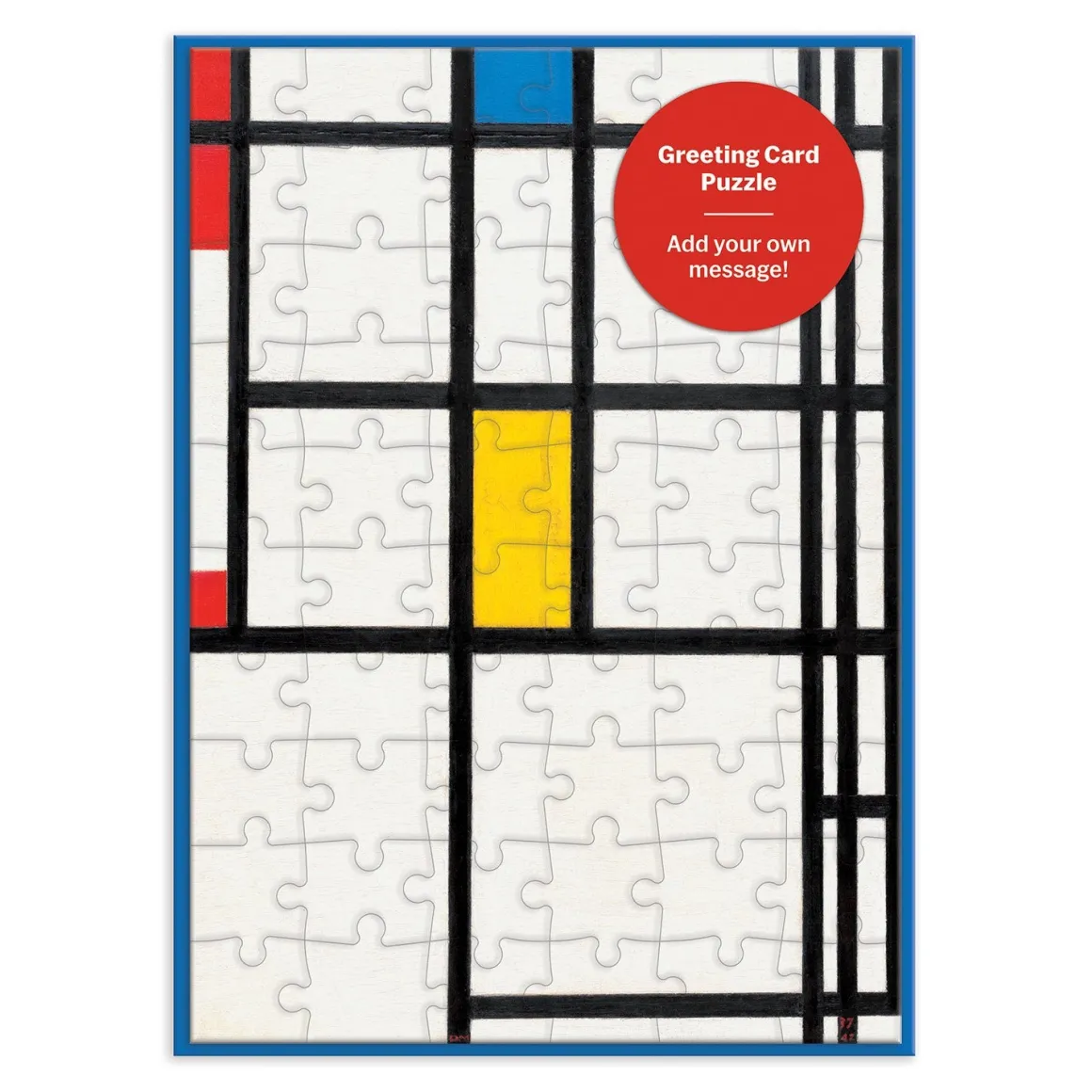 MoMA Mondrian Greeting Card Puzzle