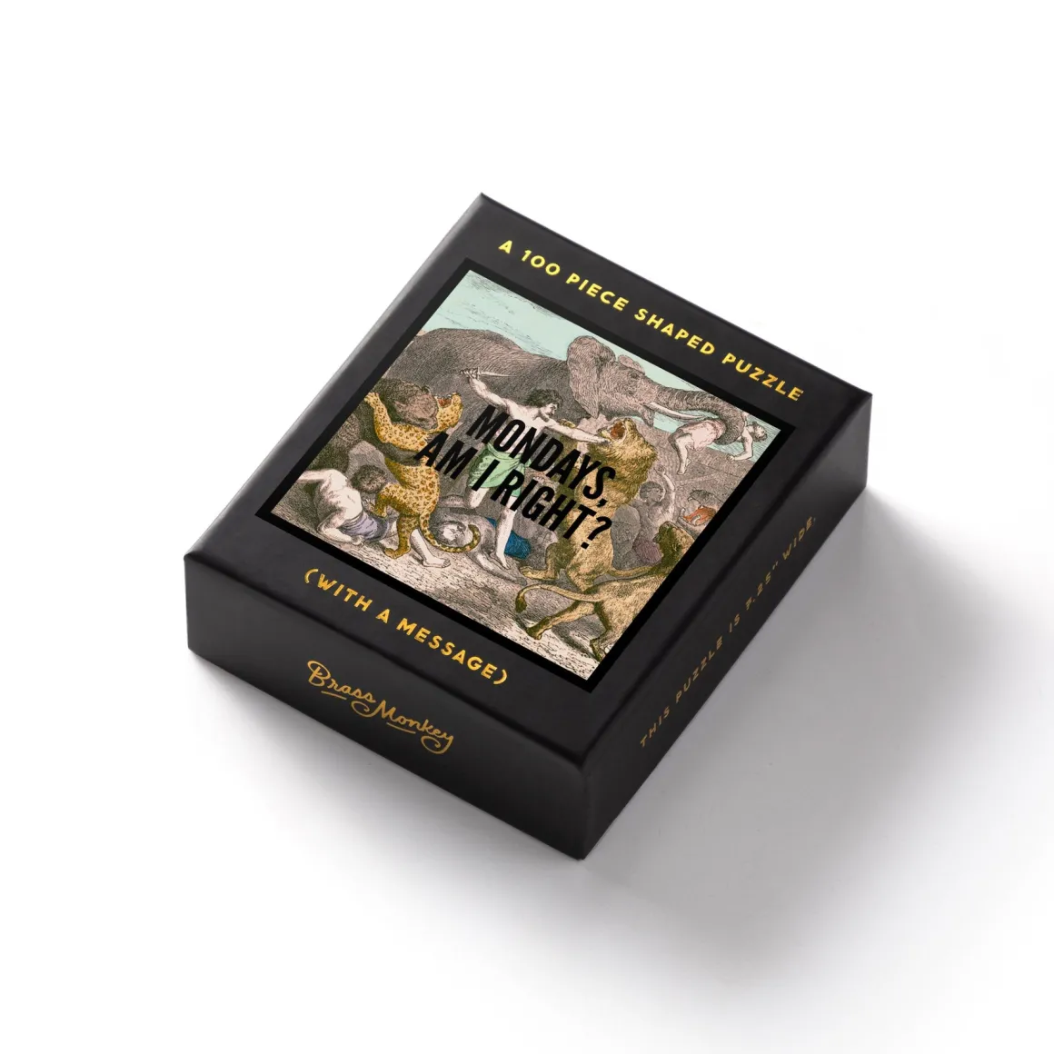 Mondays, Am I Right? 100 Piece Mini Shaped Puzzle