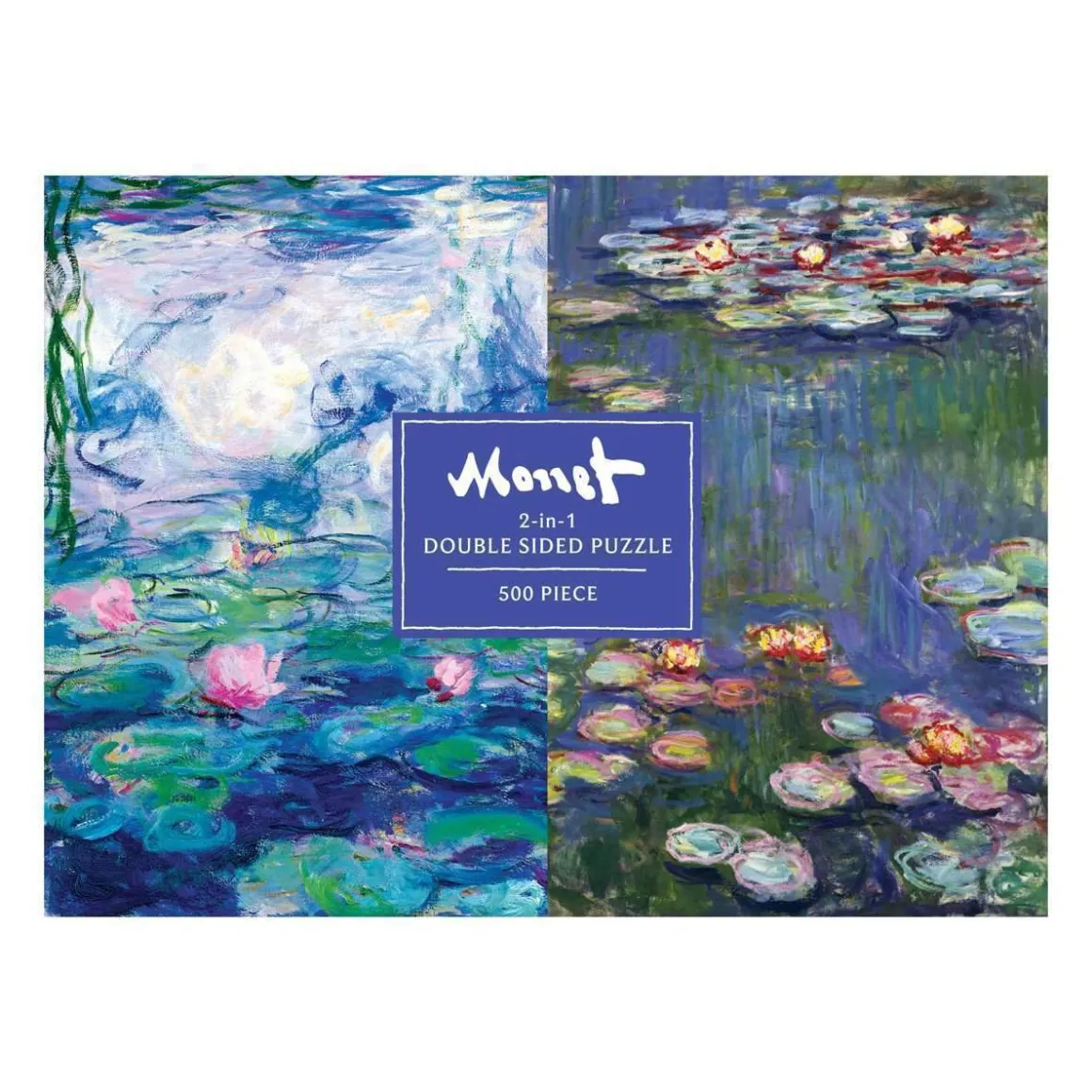 Monet Double-Sided 500 Piece Jigsaw Puzzle