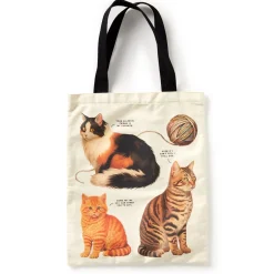 Moody Cats Canvas Tote