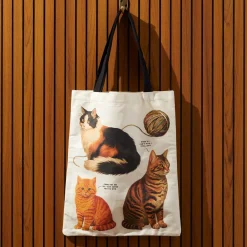 Moody Cats Canvas Tote