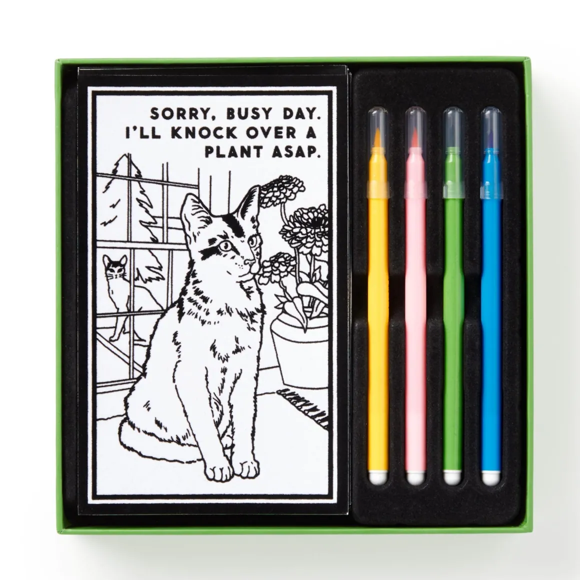 Moody Cats Magic Velvet Coloring Set