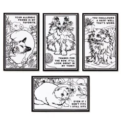 Moody Cats Magic Velvet Coloring Set
