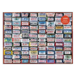 Nantucket License Plates 1000 Piece Jigsaw Puzzle