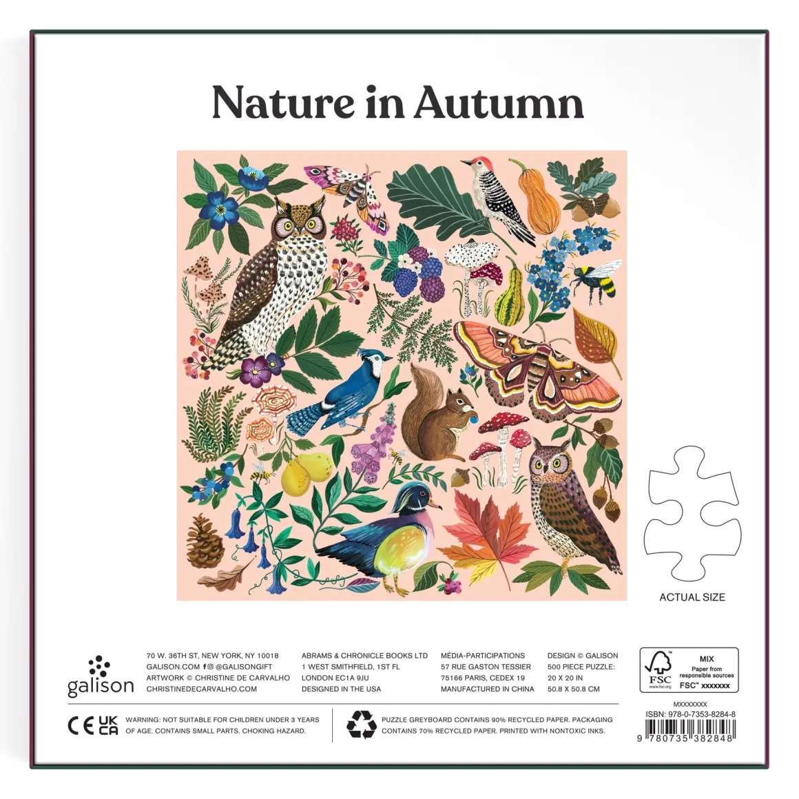 Nature in Autumn 500 Piece Puzzle