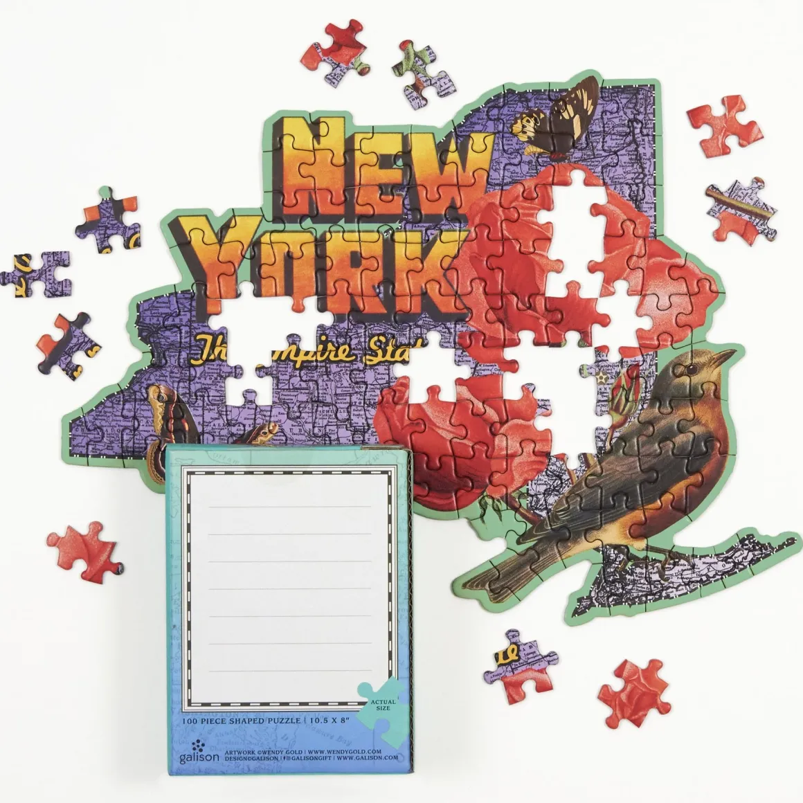 New York Mini Shaped Jigsaw Puzzle