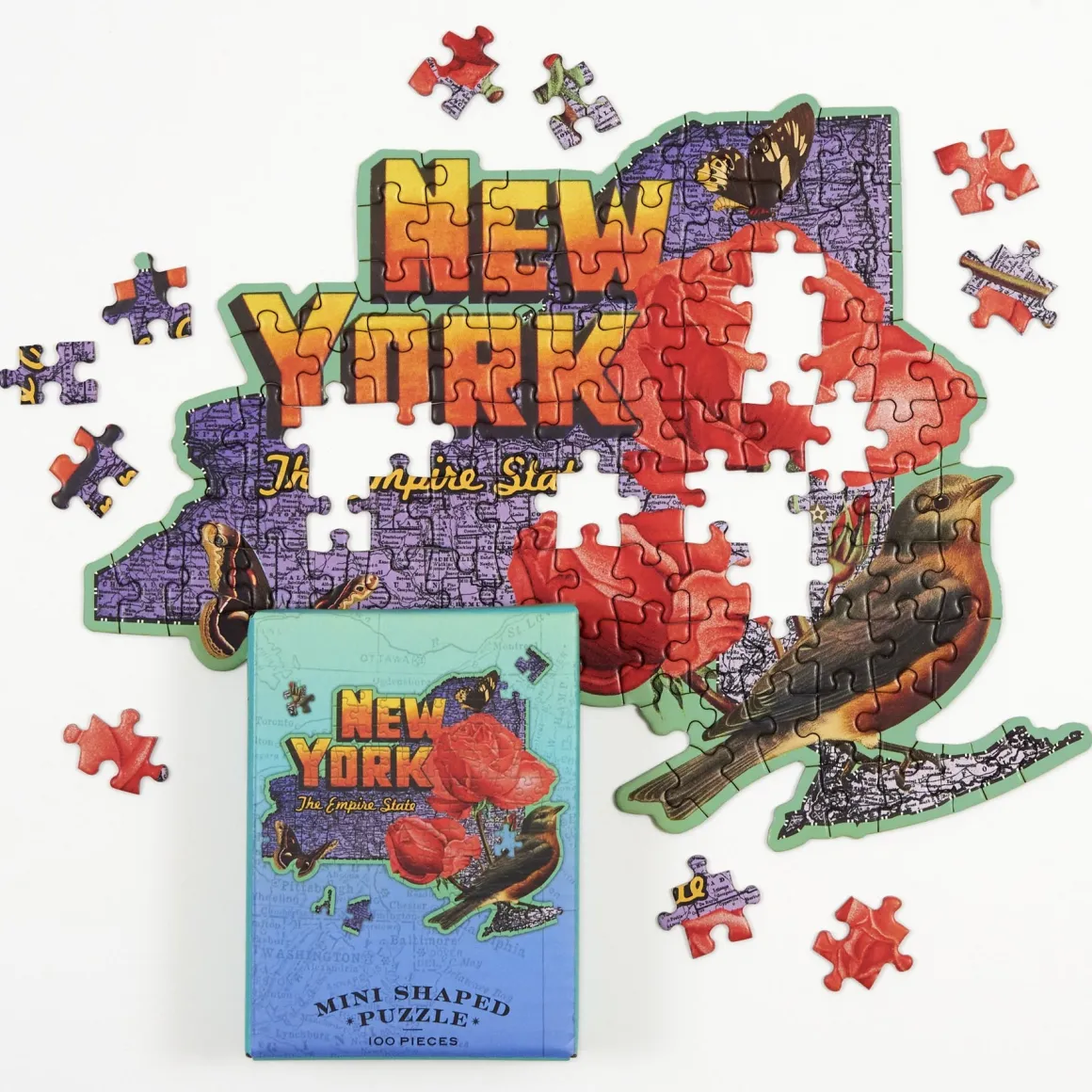 New York Mini Shaped Jigsaw Puzzle