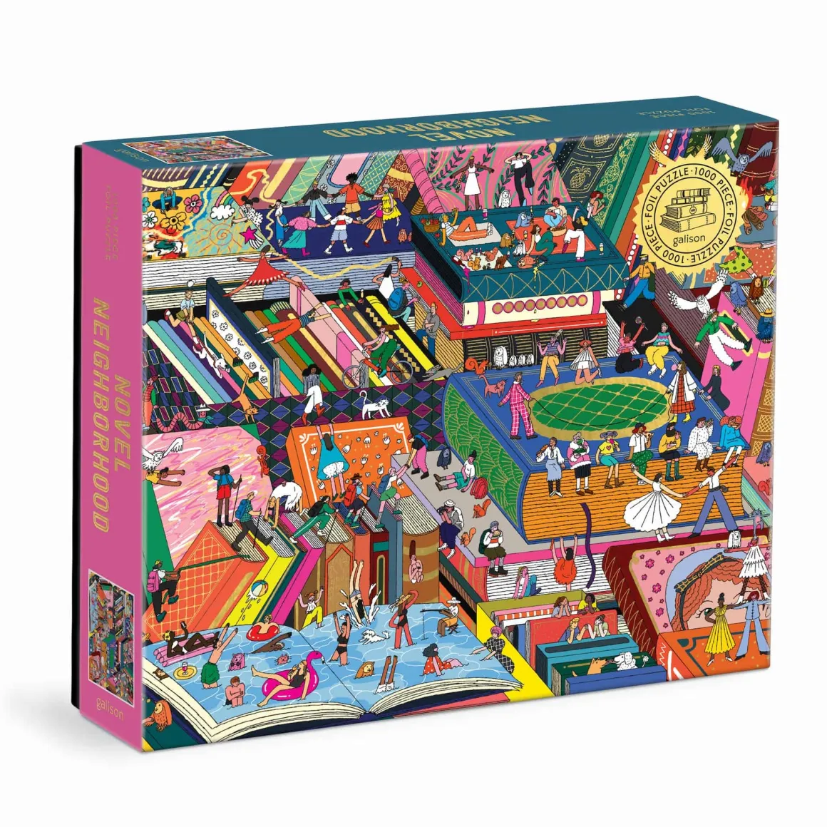 Novel Neighborhood 1000 Piece Foil Puzzle