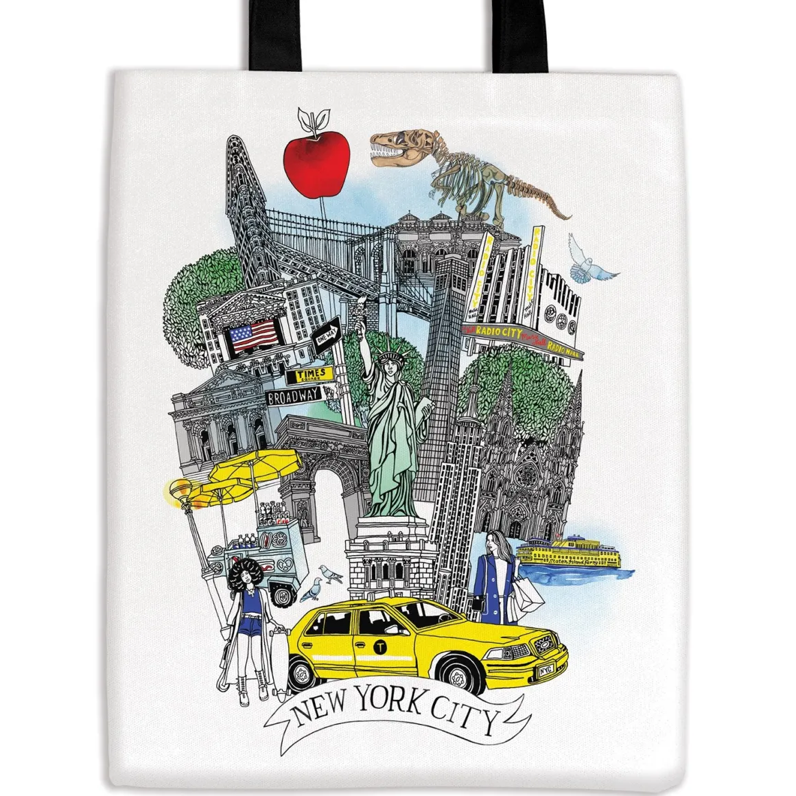NYC Canvas Tote Bag