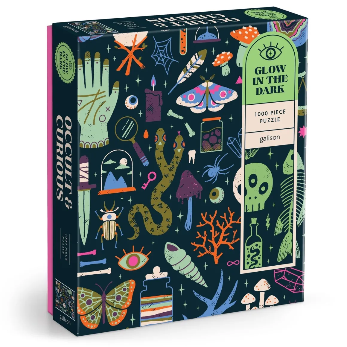 Occult and Curious 1000 Piece Glow in the Dark Puzzle