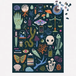 Occult and Curious 1000 Piece Glow in the Dark Puzzle