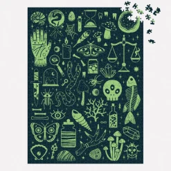 Occult and Curious 1000 Piece Glow in the Dark Puzzle