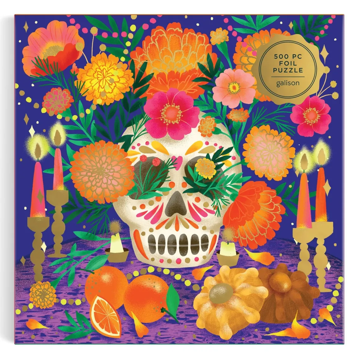 Ofrenda del Día de Muertos 500 Piece Foil Puzzle