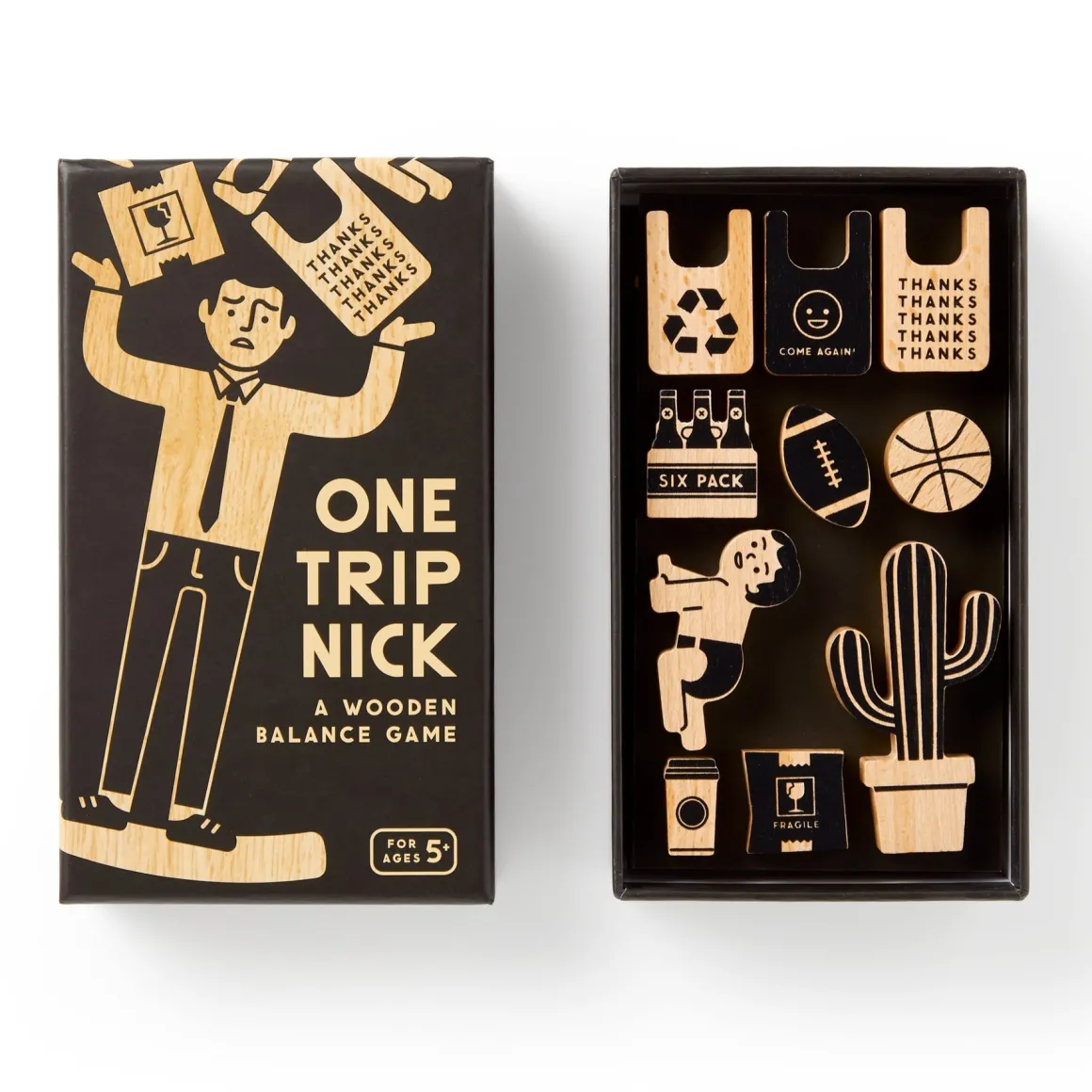 One Trip Nick Wooden Balance Game