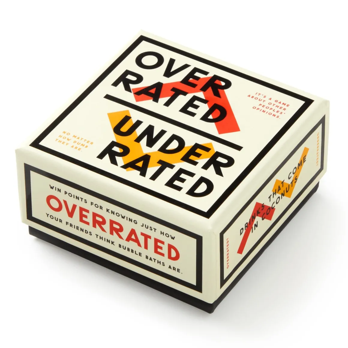 Overrated / Underrated Social Game