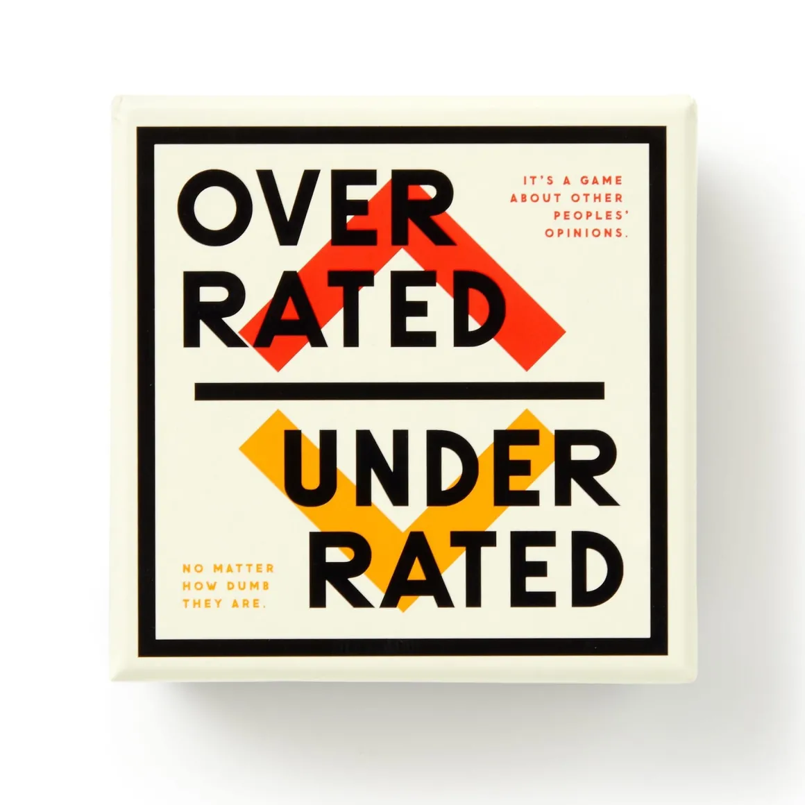 Overrated / Underrated Social Game