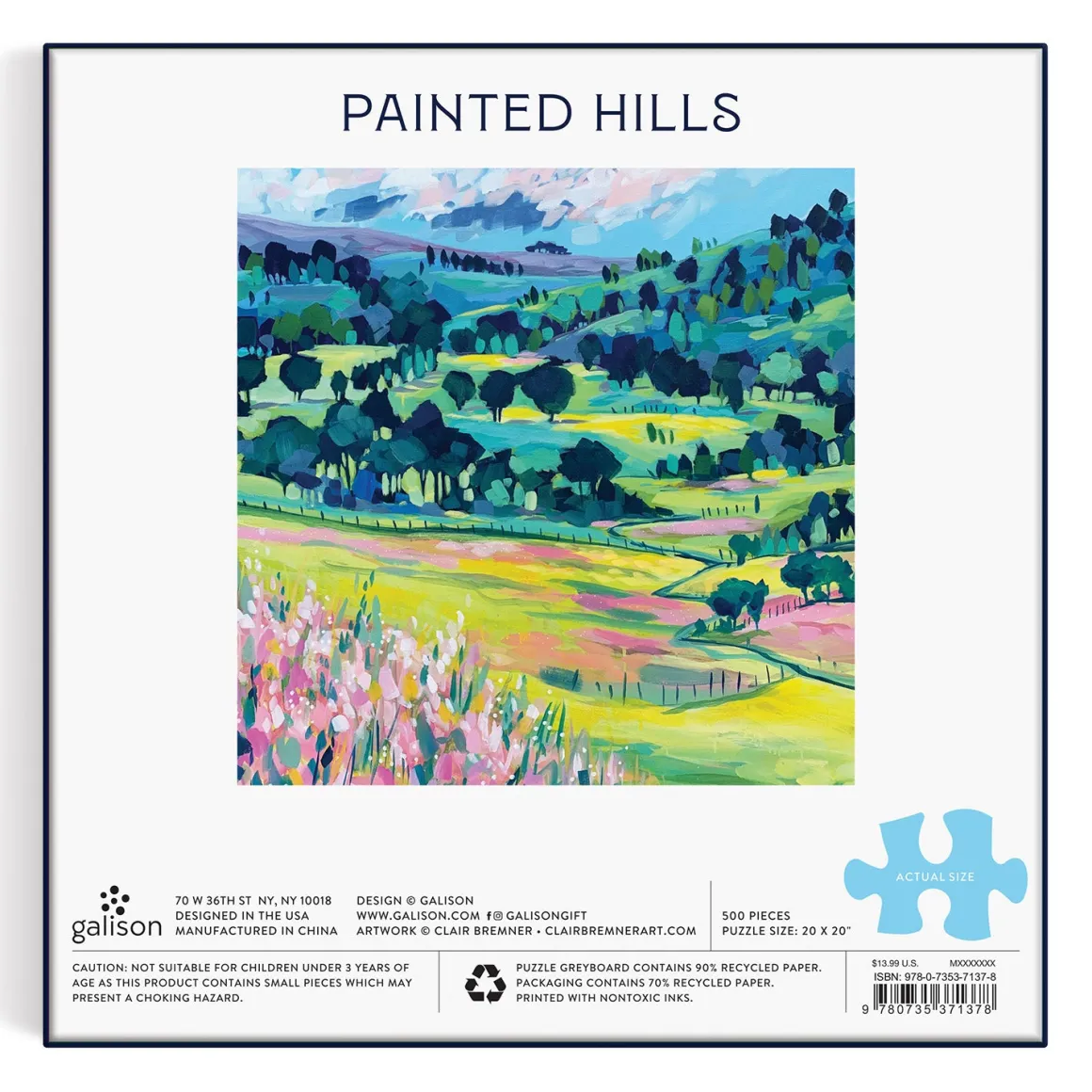 Painted Hills 500 Piece Puzzle