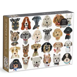 Paper Dogs 1000 Piece Puzzle
