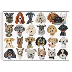 Paper Dogs 1000 Piece Puzzle