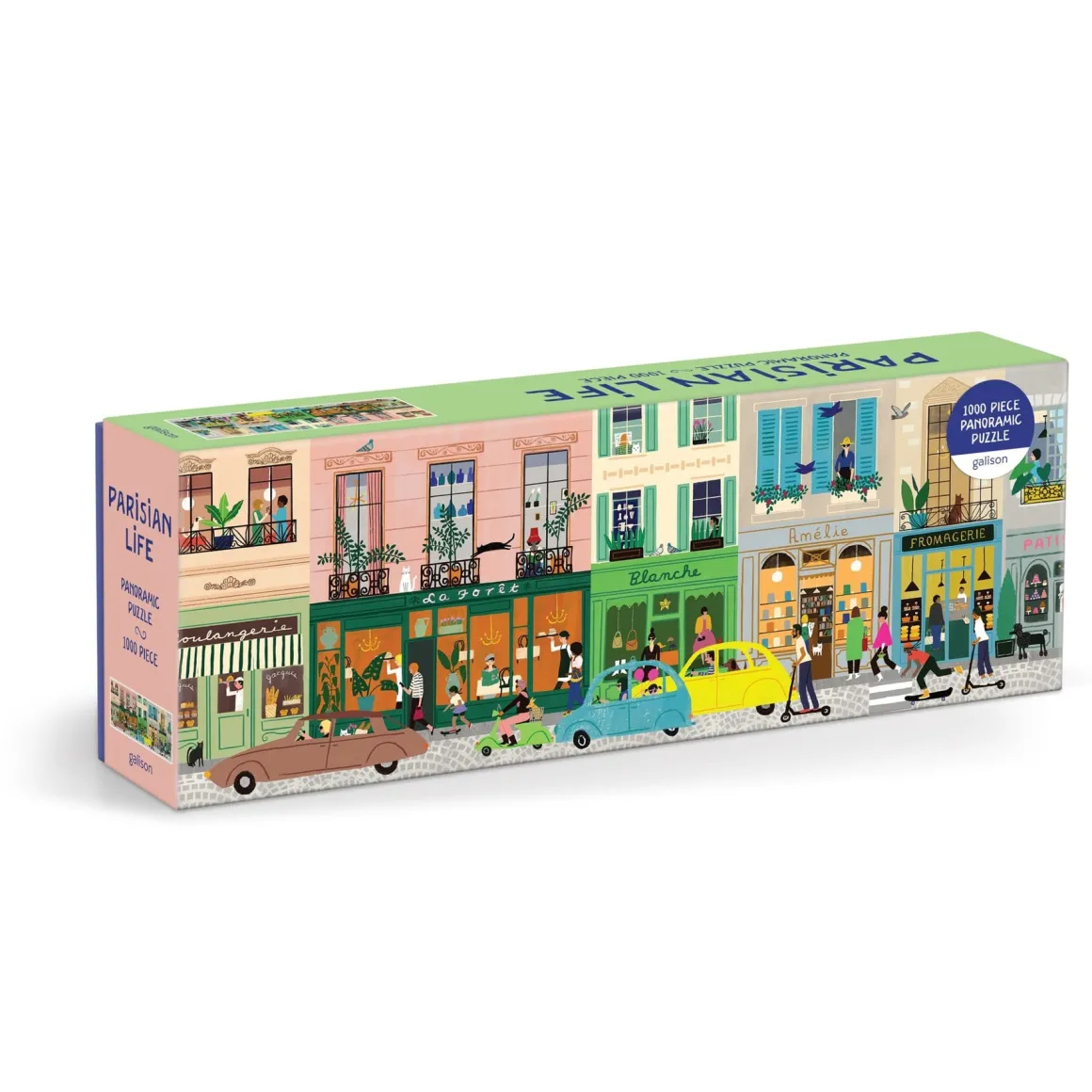 Parisian Life 1000 Piece Panoramic Puzzle