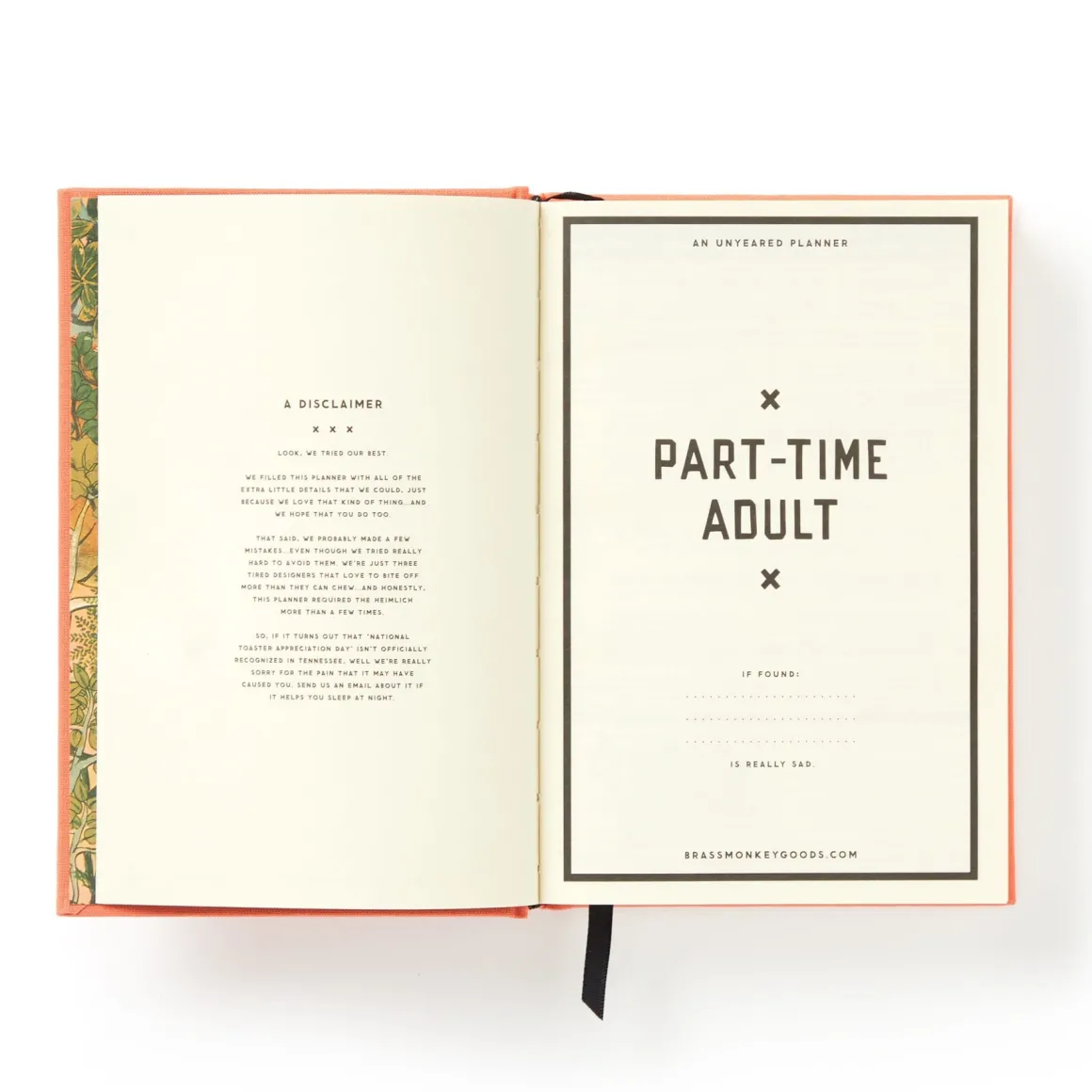 Part-Time Adult Undated Daily Planner