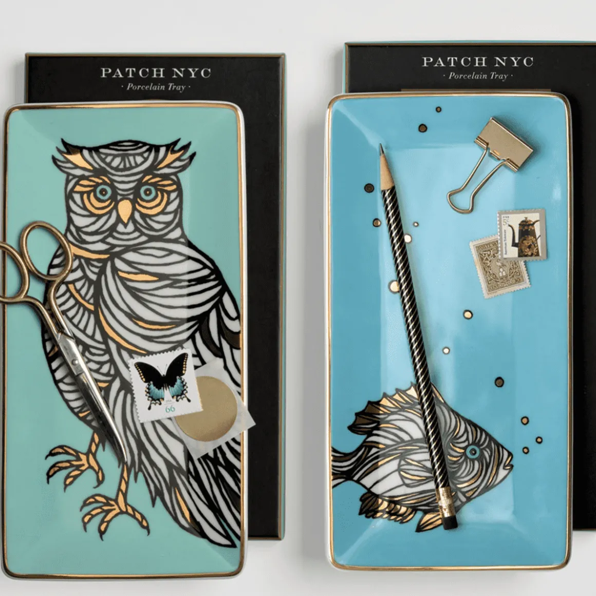 PATCH NYC Owl Porcelain Tray