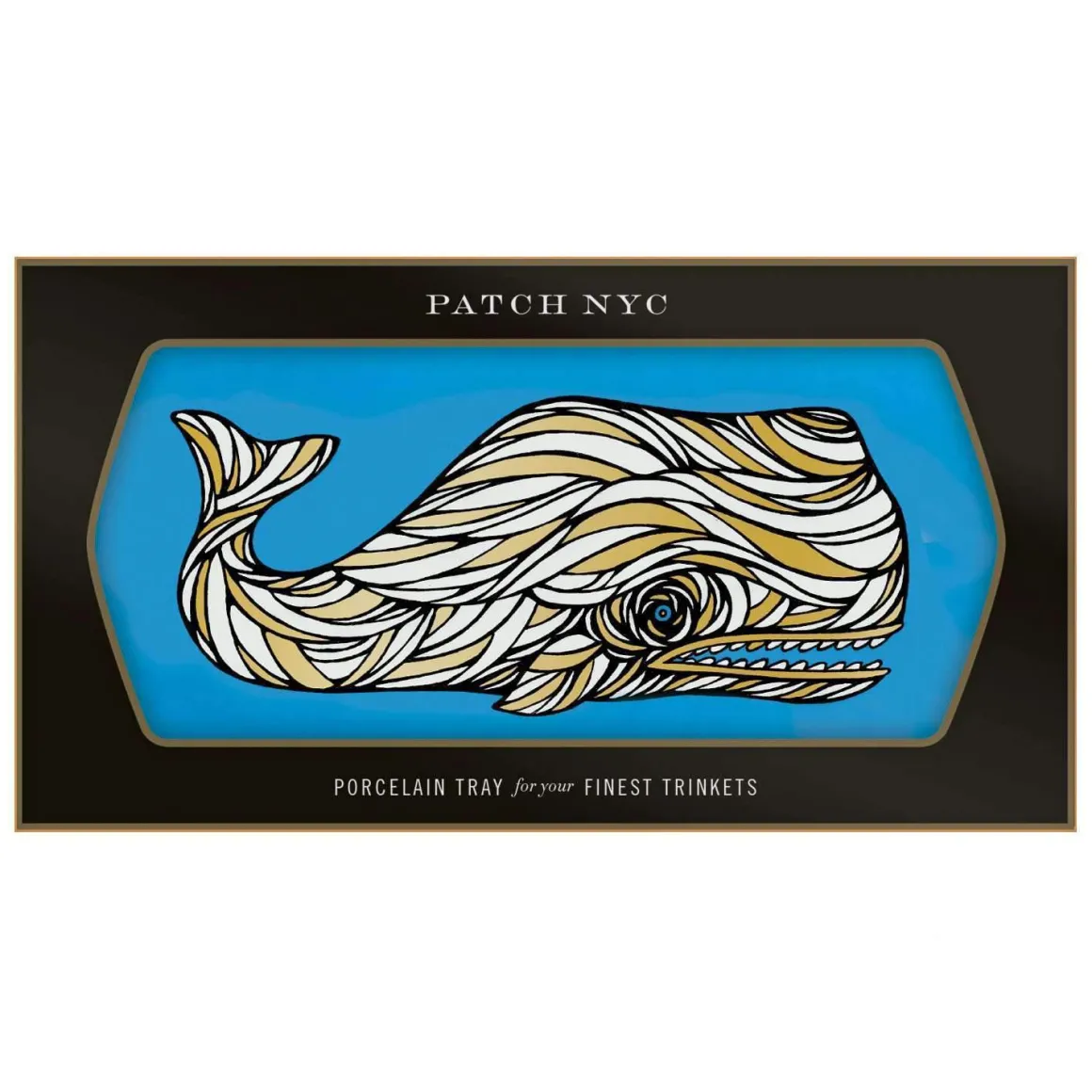 Patch NYC Whale Porcelain Tray