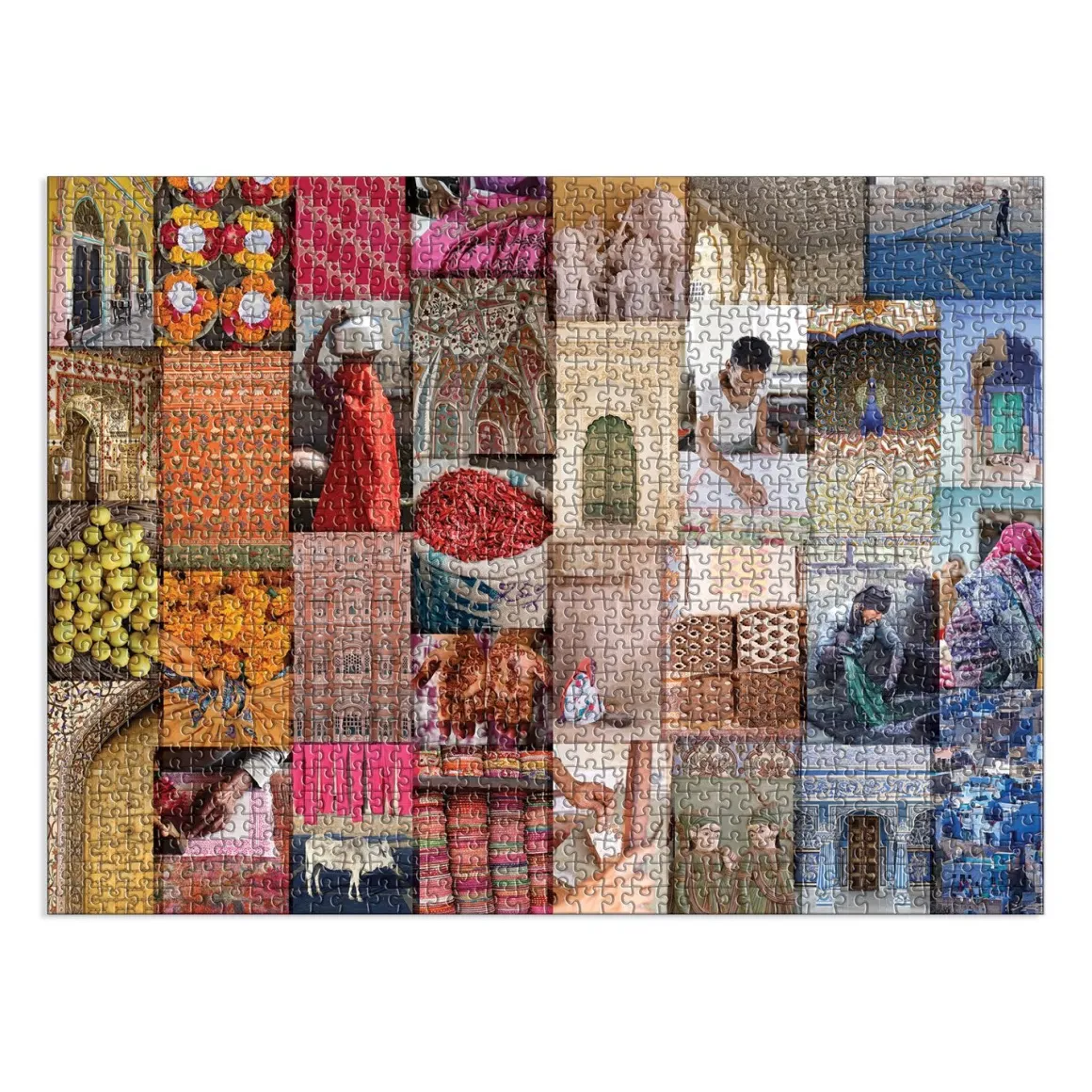 Patterns of India: A Journey Through Colors, Textiles and the Vibrancy of Rajasthan 1000 Piece Jigsaw Puzzle