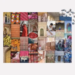 Patterns of India: A Journey Through Colors, Textiles and the Vibrancy of Rajasthan 1000 Piece Jigsaw Puzzle