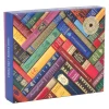 Phat Dog Vintage Library 1000 Piece Foil Stamped Jigsaw Puzzle