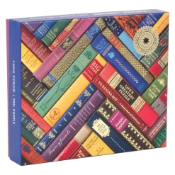 Phat Dog Vintage Library 1000 Piece Foil Stamped Jigsaw Puzzle