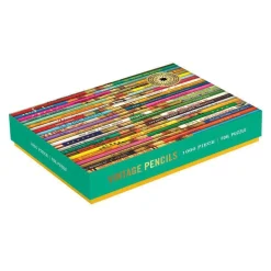 Phat Dog Vintage Pencils 1000 Piece Foil Stamped Jigsaw Puzzle