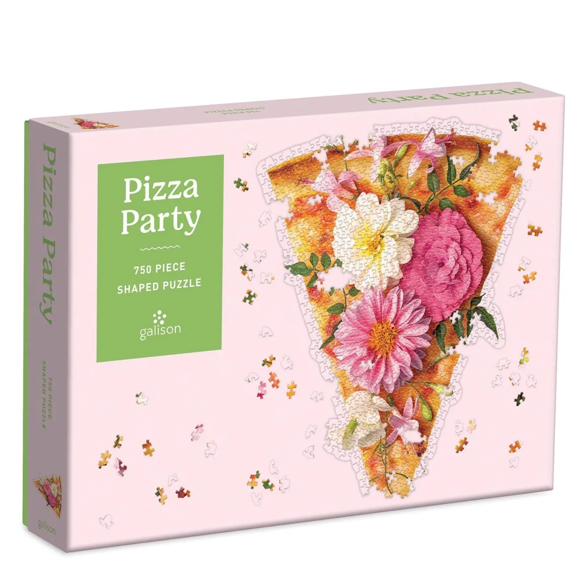 Pizza Party 750 Piece Shaped Jigsaw Puzzle