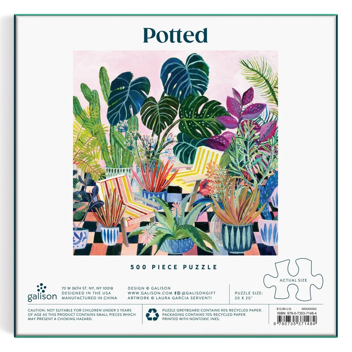 Potted 500 Piece Puzzle