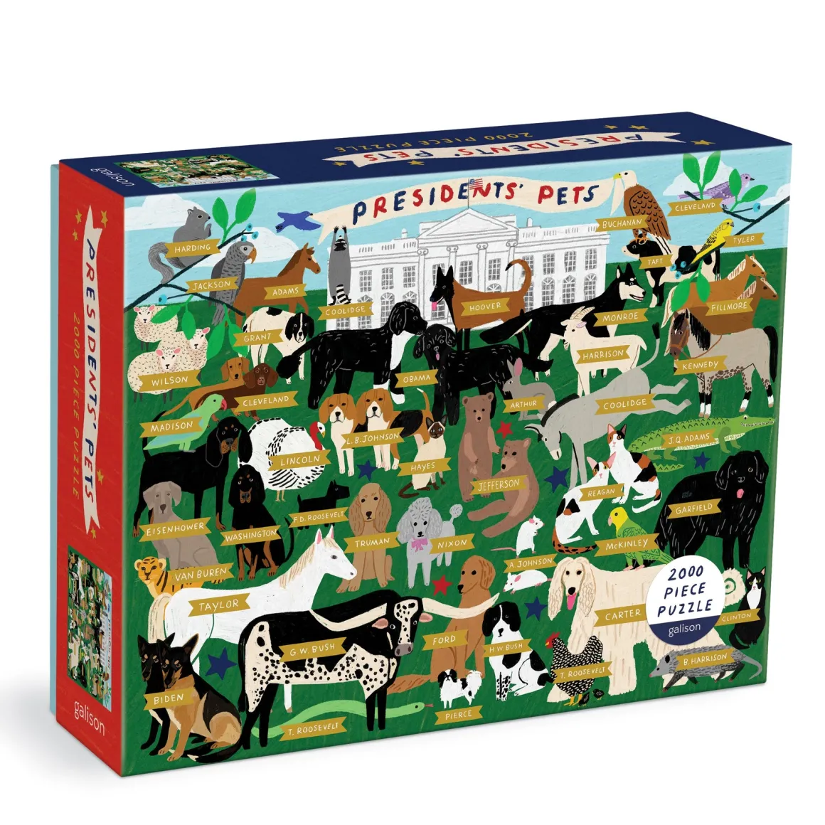 Presidents' Pets 2000 Piece Puzzle