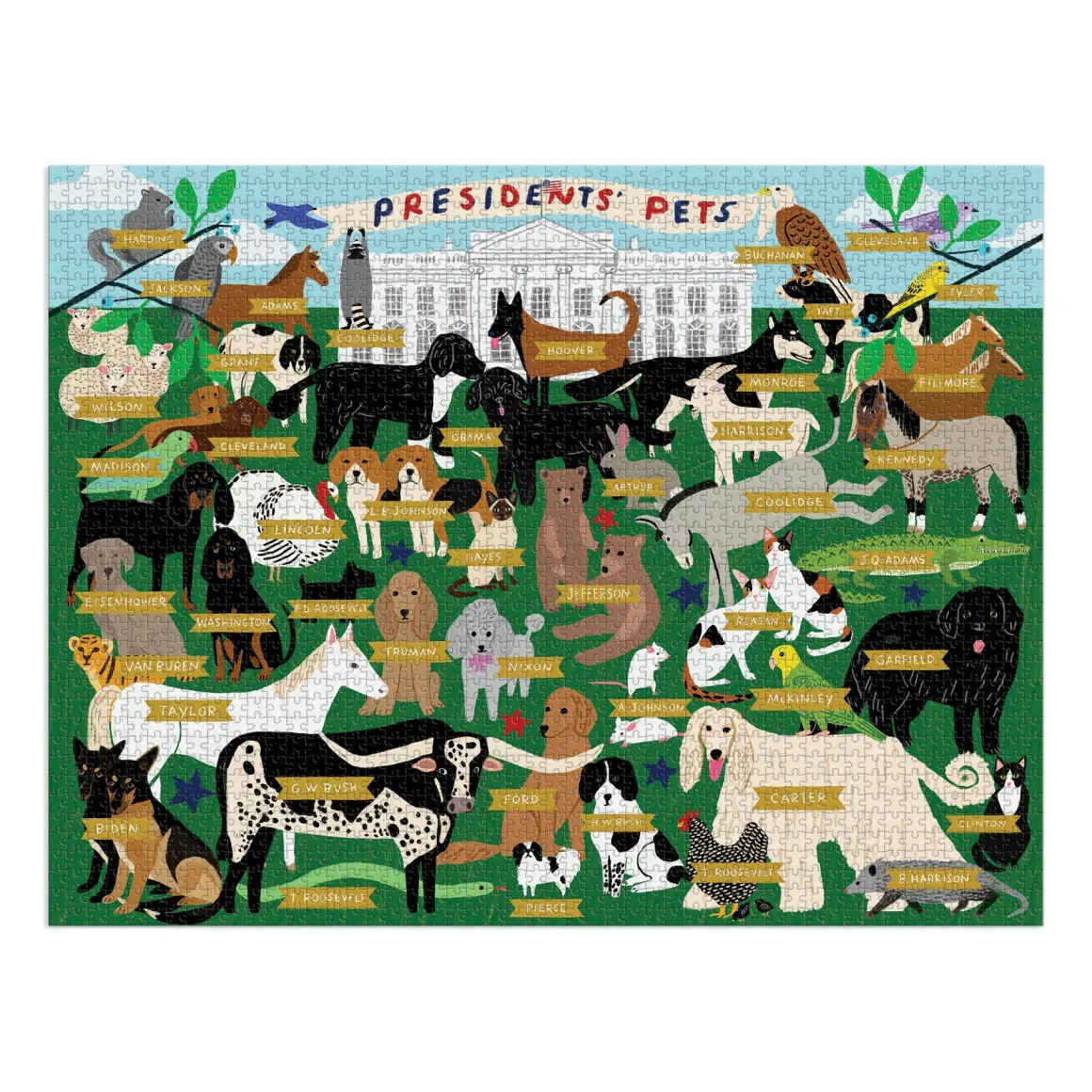 Presidents' Pets 2000 Piece Puzzle