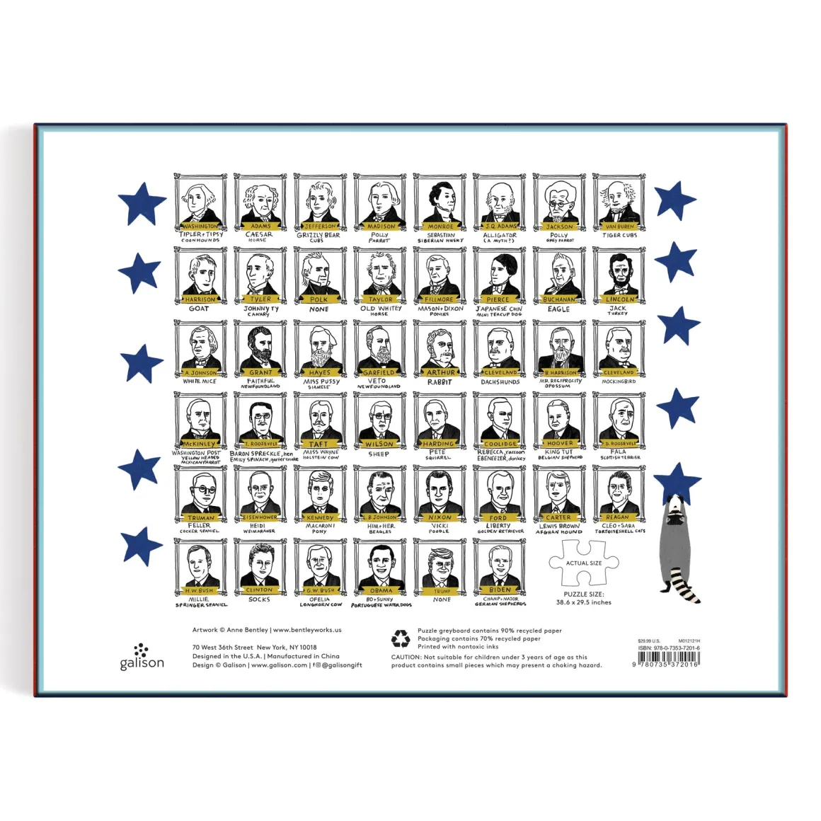 Presidents' Pets 2000 Piece Puzzle