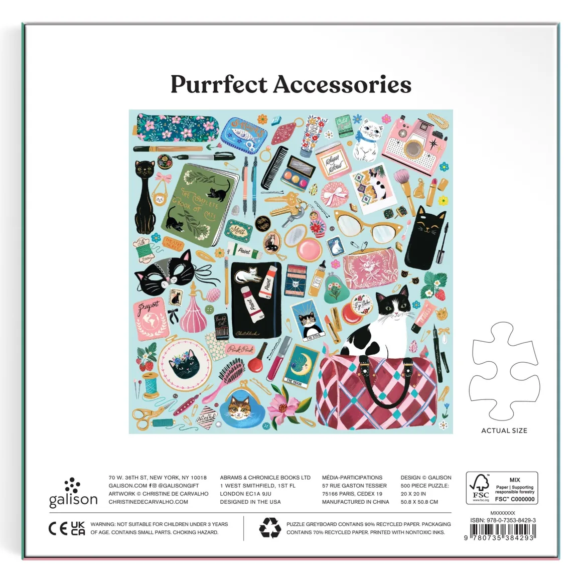 Purrfect Accessories 500 Piece Foil Puzzle