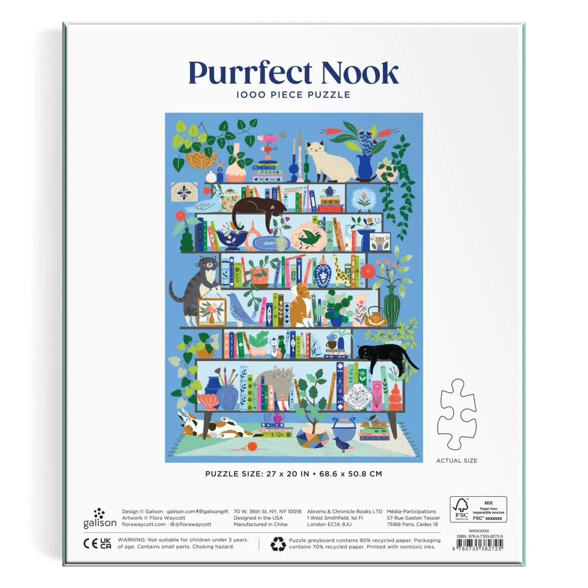 Purrfect Nook 1000 Piece Puzzle