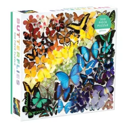 Rainbow Butterflies 500 Piece Jigsaw Puzzle