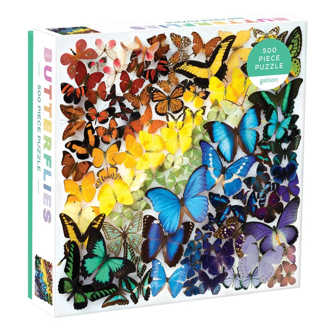 Rainbow Butterflies 500 Piece Jigsaw Puzzle
