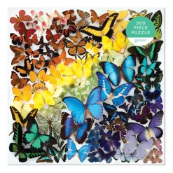 Rainbow Butterflies 500 Piece Jigsaw Puzzle