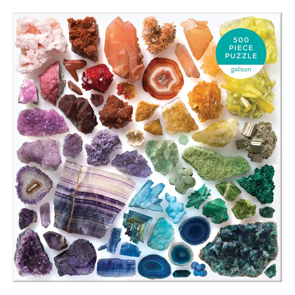 Rainbow Crystals 500 Piece Jigsaw Puzzle
