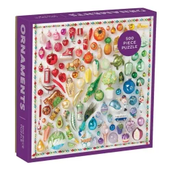 Rainbow Ornaments 500 Piece Jigsaw Puzzle
