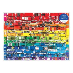 Rainbow Toy Cars 1000 Piece Jigsaw Puzzle