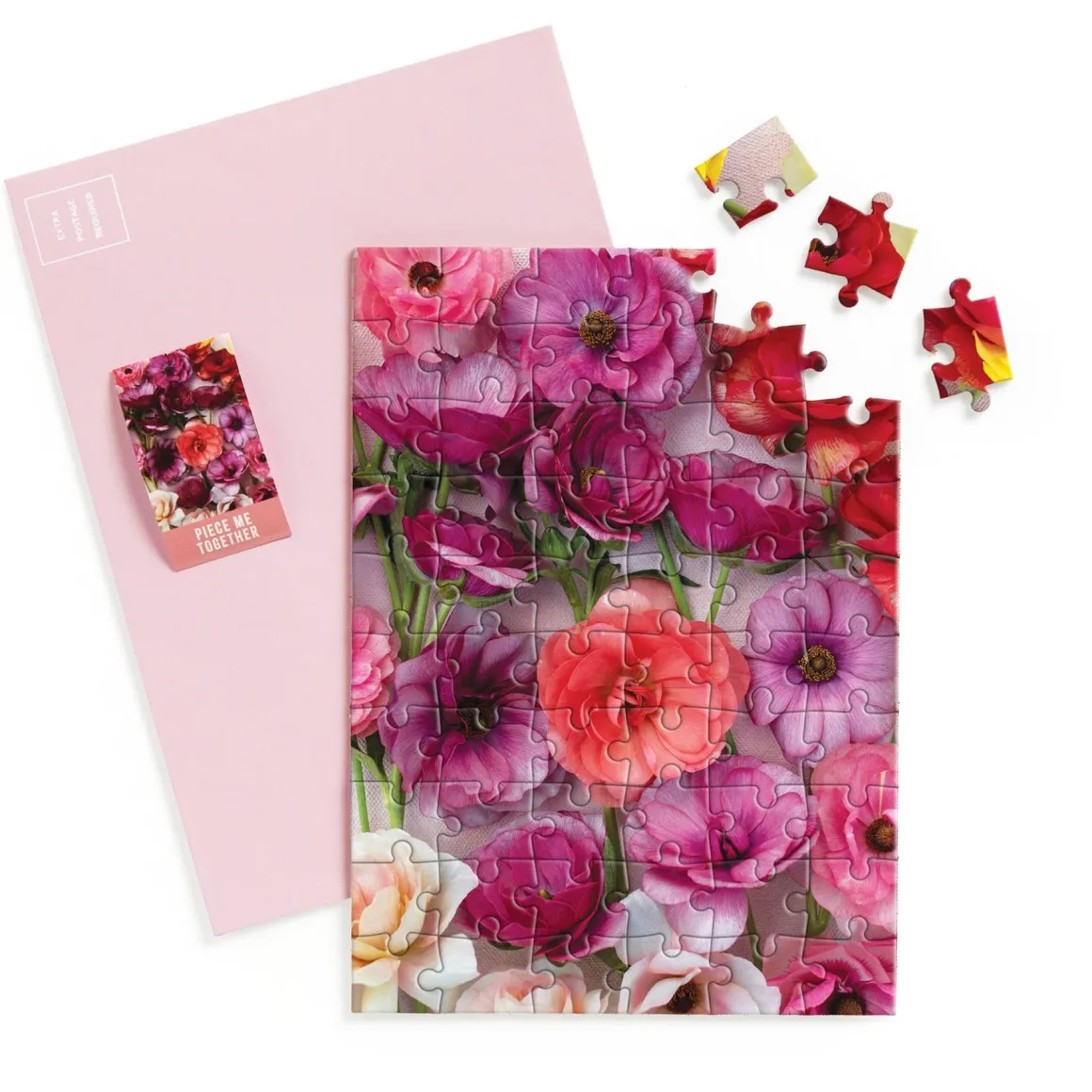 Ranunculus Greeting Card Puzzle