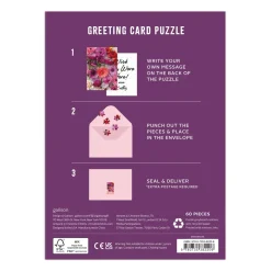 Ranunculus Greeting Card Puzzle